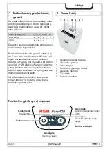 Предварительный просмотр 152 страницы HSM Pure 420 Operating Instructions Manual