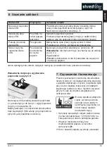 Preview for 49 page of HSM Shred Star X8pro Operating Instructions Manual