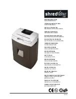 HSM shredstar Operating Instructions Manual preview