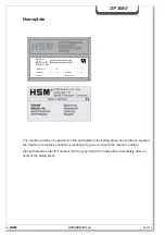 Предварительный просмотр 6 страницы HSM SP 5080 Operating Manual