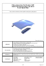 Preview for 1 page of HSP C25P Fitting Instructions Manual