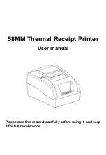 HSPos 58MM User Manual preview