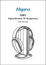 Preview for 1 page of Hspro HW1 User Manual