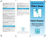 Preview for 1 page of HSS Hire 02116 Operating & Safety Manual