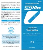 Preview for 1 page of HSS Hire 49520 Operating & Safety Manual