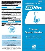 Preview for 1 page of HSS Hire 56282 Operating & Safety Manual