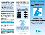 Preview for 1 page of HSS Hire Rapid Fire Cartridge Hammer Operating & Safety Manual