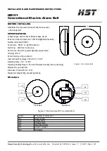 HST HB101 Installation And Maintenance Instructions предпросмотр