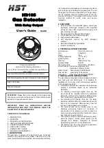 Preview for 1 page of HST HD105 User Manual