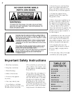 Preview for 2 page of HSU VTF-15H User Manual