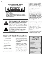 Preview for 2 page of HSU VTF-3 MK5 HP User Manual