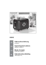 Preview for 1 page of HSV 08388 Operating Instructions Manual