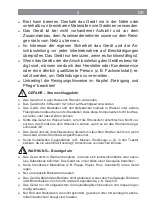 Preview for 5 page of HSV 08388 Operating Instructions Manual