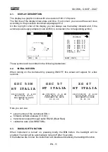 Предварительный просмотр 13 страницы HT Italia GSC53N Instruction Manual