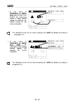 Предварительный просмотр 22 страницы HT Italia GSC53N Instruction Manual