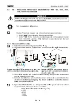 Предварительный просмотр 23 страницы HT Italia GSC53N Instruction Manual