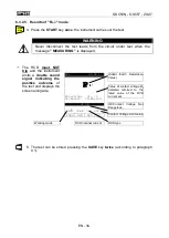 Предварительный просмотр 36 страницы HT Italia GSC53N Instruction Manual