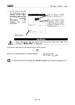 Предварительный просмотр 48 страницы HT Italia GSC53N Instruction Manual