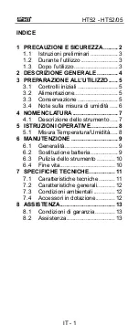 Preview for 4 page of HT Italia HT52 User Manual