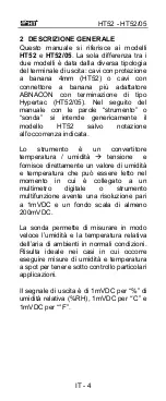 Preview for 7 page of HT Italia HT52 User Manual