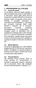 Preview for 8 page of HT Italia HT52 User Manual