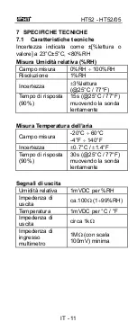 Preview for 14 page of HT Italia HT52 User Manual