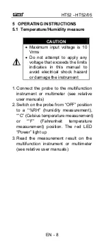 Preview for 25 page of HT Italia HT52 User Manual