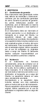 Preview for 44 page of HT Italia HT52 User Manual