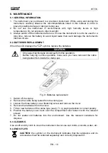 Предварительный просмотр 11 страницы HT Italia HT77C User Manual