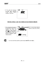 Предварительный просмотр 23 страницы HT Italia IMP57 User Manual