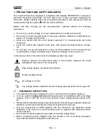 Preview for 4 page of HT Italia PQA819 User Manual