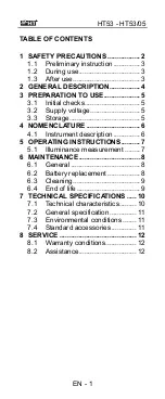 Preview for 20 page of HT 53 User Manual