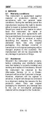 Preview for 31 page of HT 53 User Manual