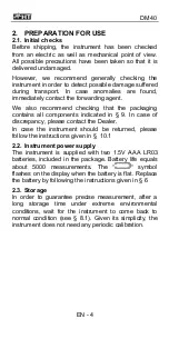 Preview for 5 page of HT DM40 User Manual