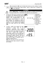 Предварительный просмотр 10 страницы HT GroundTest M71 User Manual