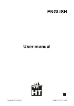 Preview for 1 page of HT HT-5000 User Manual