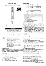 Предварительный просмотр 2 страницы HT HT20 User Manual