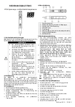 Предварительный просмотр 3 страницы HT HT20 User Manual