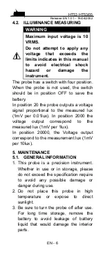 Preview for 21 page of HT HT53 User Manual