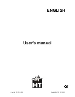 Предварительный просмотр 1 страницы HT HT712 User Manual