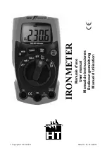 HT IRONMETER User Manual предпросмотр