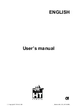 HT MULTITEST M72 User Manual preview
