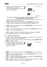 Preview for 14 page of HT MULTITEST M72 User Manual