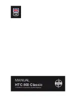 Предварительный просмотр 1 страницы HTC 800 Classic Manual