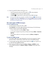 Предварительный просмотр 121 страницы HTC 99HHF042-00 - Touch Cruise Msftwinmobile User Manual