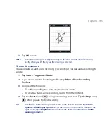 Предварительный просмотр 265 страницы HTC 99HHF042-00 - Touch Cruise Msftwinmobile User Manual