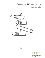 HTC Acquire User Manual preview