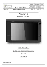 Preview for 1 page of HTC Athena 1.5 Service Manual