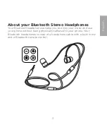 Предварительный просмотр 3 страницы HTC Bluetooth Stereo Headphones User Manual