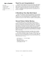 Preview for 2 page of HTC Brett-Guard A-100-9 Operator'S Manual